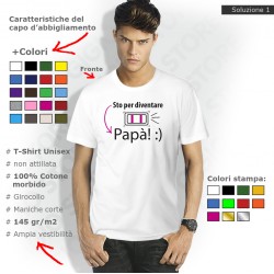 magliette papà figlio, magliette papà, magliette papà bimbo, maglietta test gravidanza, magliette per papà, t-shirt papà