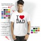 magliette i love papà, festa del papà regali, festa del papà magliette, magliette personalizzate, t shirt festa del papà
