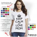 Maglietta Festa della Mamma - Love Mom