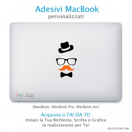 adesivi macbook, adesivi macbook pro, adesivi macbook air, adesivi macbook personalizzati, MacBook Decal, MacBook Stickers