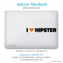 Adesivo MacBook - Hipster