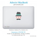 Adesivo MacBook - Hipster