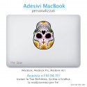 Adesivo MacBook - Mexican Skull