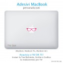 Adesivo MacBook Glasses