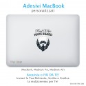 Adesivo MacBook - Hipster beard