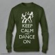 Felpa Keep Calm and Dance, Regali Scuola di Ballo, Felpe Personalizzate Keep Calm, Kit Danza