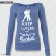 Felpa Keep Calm and Dance Bachata, felpa keep calm and dance, felpa keep calm and dance on, Felpa Blu