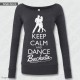 Felpa Keep Calm and Dance Bachata, felpa keep calm and dance, felpa keep calm and dance on, Felpe donna