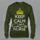 Felpa Keep Calm I'm a Nurse, Felpe keep calm, felpe keep calm personalizzate, felpe personalizzate donna, Regali Keep Calm