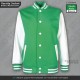 giacca college personalizzata varsity jacket bimbo giubbino Verde Scuola americana felpe giacche baseball felpa stile americano