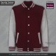 felpe giacche college varsity jacket boys americana personalizzata giacca baseball da Bambino Bordeaux felpa stile americano