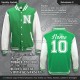 Varsity Jacket Felpa Giacca College Personalizzata Bambino Felpe Baseball Boys Letterman Kid Old School Giubbotto Bimbo Football