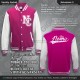Felpa Giacca College Personalizzata Ragazza Donna Baseball Varsity Girls Old School Letterman Jacket Moda Glam fashion Giubbotto