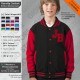 college jacket letterman felpa giacca baseball bambino personalizzata iniziali nome felpe giacche americane personalizzate