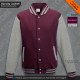 felpe college junior rosso burgundy heather grey grigio sport taglia bimbo 3 4 5 6 7 8 9 10 11 12 13 anni felpa giacca baseball