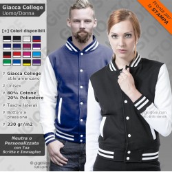 GIACCA COLLEGE Unisex Uomo Donna