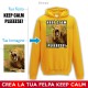 Felpa Personalizzata Keep Calm, Felpa Keep Calm Donna Uomo Unisex, idee regalo, keep calm and, meme generator