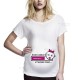 t shirt premaman divertenti Maglietta baby Loading fucsia per arrivo bimba Maglia Lunga Ampia Vestibilità per Pancione