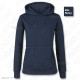 Felpa Personalizzata Donna con Cappuccio Colore Beep Blu Navy Taglia XS, S, M, L, XL, XXL Fruit of the Loom con tuo Logo