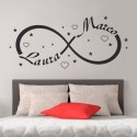 Wall Stickers Simbolo Infinito Amore Adesivo da Parete