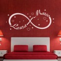 Wall Stickers Simbolo Infinito Amore Adesivo da Parete