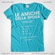 Magliette Addio al Nubilato Amiche della Sposa T-Shirt colore Turchese Stampa Personalizzata Bianco Taglia XS, S, M, L, XL