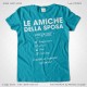 Magliette Addio al Nubilato Amiche della Sposa T-Shirt colore Acqua Azzurra Stampa Personalizzata Bianco Taglia XS, S, M, L, XL