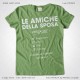 Magliette Addio al Nubilato Amiche della Sposa T-Shirt colore Pistacchio Stampa Personalizzata Bianco Taglia XS, S, M, L, XL