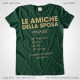 Magliette Addio al Nubilato Amiche della Sposa T-Shirt colore Verde Bottiglia Stampa Colore Oro Taglia XS, S, M, L, XL, XXL