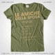 Magliette Addio al Nubilato Amiche della Sposa T-Shirt colore Muschio Irlandese Stampa Colore Oro Taglia XS, S, M, L, XL