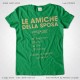 Magliette Addio al Nubilato Amiche della Sposa T-Shirt colore Verde Kelly Stampa Personalizzata Oro Taglia XS, S, M, L, XL