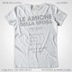 Magliette Addio al Nubilato Amiche della Sposa T-Shirt Matrimonio colore Bianco Stampa Argentata Taglia XS-S-M-L-XL-XXL