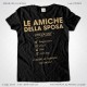 Magliette Addio al Nubilato Amiche della Sposa T-Shirt Matrimonio colore Nero Stampa Dorata Taglia XS-S-M-L-XL-XXL