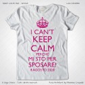 Maglietta Keep Calm Sposa