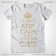 Magliette Addio al Nubilato Keep Calm Sposa T-Shirt Matrimonio Colore Bianco Stampa Dorata Taglia XS-S-M-L-XL-XXL