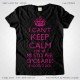 Magliette Addio al Nubilato Keep Calm Sposa T-Shirt Matrimonio Colore Nero Stampa Personalizzata Fucsia Taglia XS-S-M-L-XL-XXL