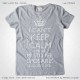 Magliette Addio al Nubilato Keep Calm Sposa T-Shirt Matrimonio Heather Gray Stampa Personalizzata Bianco Taglia XS-S-M-L-XL-XXL