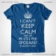 Magliette Addio Nubilato Keep Calm Sposa T-Shirt Matrimonio Colore Blu Royal Stampa Personalizzata Bianco Taglia XS-S-M-L-XL-XXL