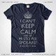 Magliette Addio Nubilato Keep Calm Sposa T-Shirt Matrimonio Colore Navy Stampa Personalizzata Argento Taglia XS-S-M-L-XL-XXL