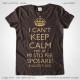 Magliette Addio Nubilato Keep Calm Sposa T-Shirt Matrimonio Colore Marrone Stampa Personalizzata Oro Taglia XS-S-M-L-XL-XXL