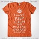 Magliette Addio al Nubilato Keep Calm Sposa T-Shirt Matrimonio Colore Arancio Stampa Personalizzata Bianco Taglia XS-S-M-L-XL