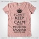Magliette Addio Nubilato Keep Calm Sposa T-Shirt Matrimonio Colore Rosa Chic Stampa Personalizzata Nero Taglia XS-S-M-L-XL