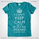 Magliette Addio Nubilato Keep Calm Sposa T-Shirt Matrimonio Colore Tiffany Stampa Personalizzata Bianco Taglia XS-S-M-L-XL