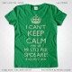 Magliette Addio Nubilato Keep Calm Sposa T-Shirt Matrimonio Colore Verde Kelly Stampa Colore Crema Taglia XS-S-M-L-XL
