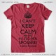 Magliette Addio Nubilato Keep Calm Sposa T-Shirt Matrimonio Colore Rosso Vintage Stampa Colore Nero Taglia XS-S-M-L-XL