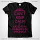 Magliette Keep Calm Addio Nubilato Amiche della Sposa T-Shirt Colore Nero Stampa Personalizzata Fucsia Taglia XS-S-M-L-XL-XXL