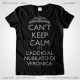 Magliette Keep Calm Addio Nubilato Amiche della Sposa T-Shirt Colore Nero Stampa Personalizzata Argento Taglia XS-S-M-L-XL-XXL