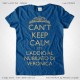 Magliette Keep Calm Addio Nubilato Amiche della Sposa T-Shirt Colore Blu Royal Stampa Dorata Taglia XS-S-M-L-XL-XXL