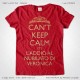 Magliette Keep Calm Addio Nubilato Amiche Sposa T-Shirt Matrimonio Colore Rosso Veneziano Stampa Dorata Taglia XS-S-M-L-XL-XXL