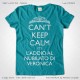 Magliette Keep Calm Addio Nubilato Amiche Sposa T-Shirt Matrimonio Colore Tiffany Stampa Colore Bianco Taglia XS-S-M-L-XL